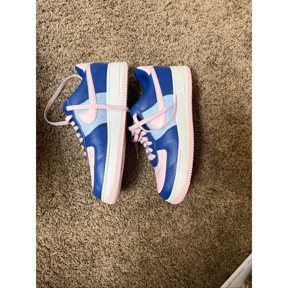 Nike Air Force 1 ‘07 LV8 DV3892-900 Blue Pink Pastel Low Top Sneakers Women’s 8